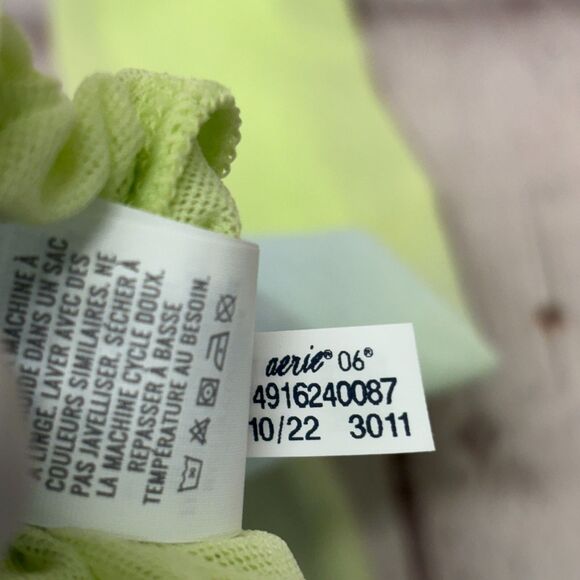 NWT Aerie Women Long Sleeve Sheer Mesh Crop Top Shirt Tee Size Small M290 -13 - Picture 8 of 15